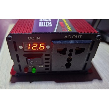 Инвертор (преобразователь) 12V-220V 1600W (Чистый синус)